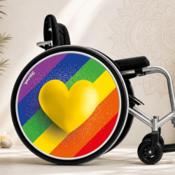 Coeur arc en ciel