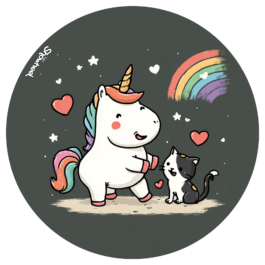 Licorne chat